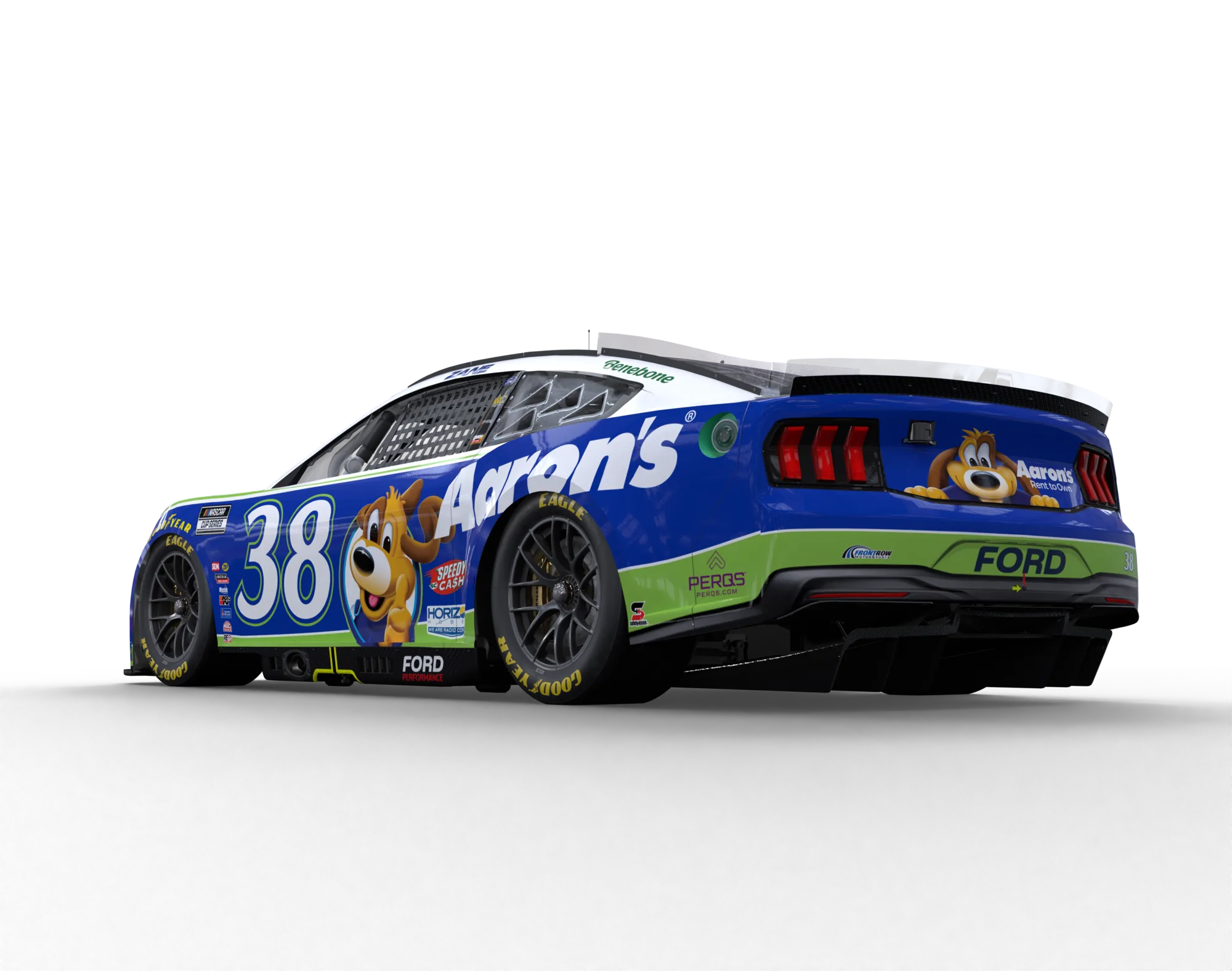 Aaron’s Rent to Own PERQS race car
