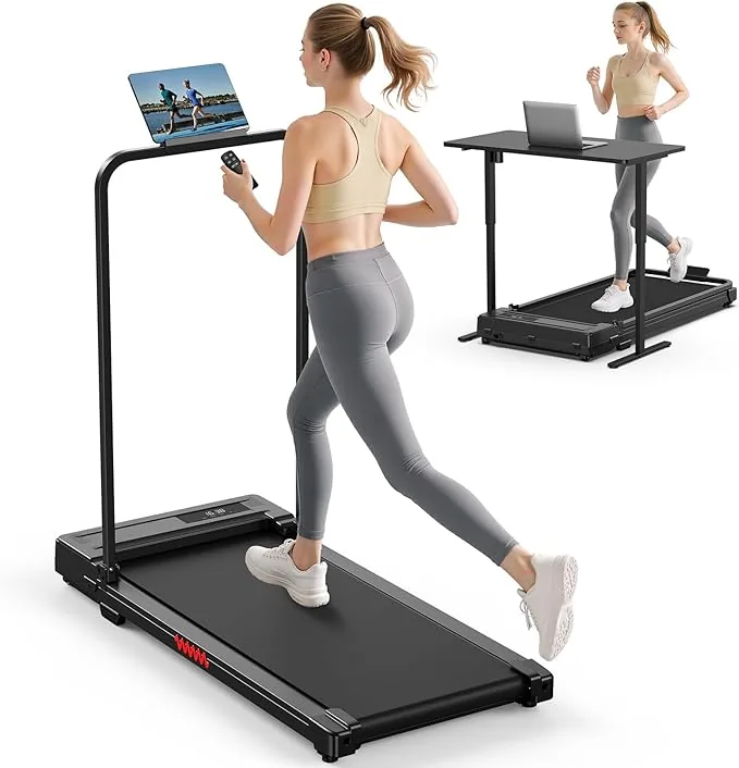 Folding walking pad treadmill